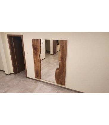 Zrkadlo s dreveným rámom - VERTICAL