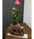 Drevená váza - WHITE